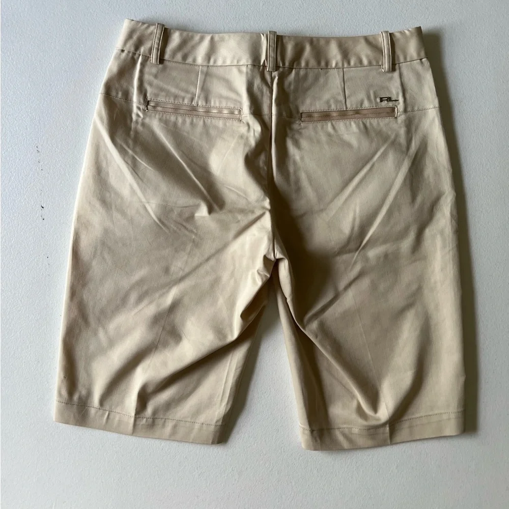 Ralph Lauren Women's Khaki Knee-Length Golf Shorts Size 2 NWT
